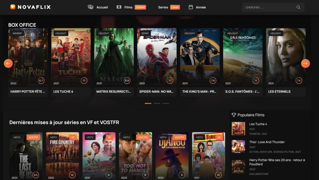 découvrez novaflix, votre plateforme de streaming en français offrant une large sélection de films, séries et documentaires pour tous les goûts. profitez d’une expérience de visionnage de qualité à tout moment, partout.